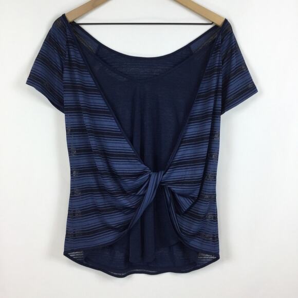 Athleta Sun Stripe Short Sleeve, size small - Picture 3 of 5